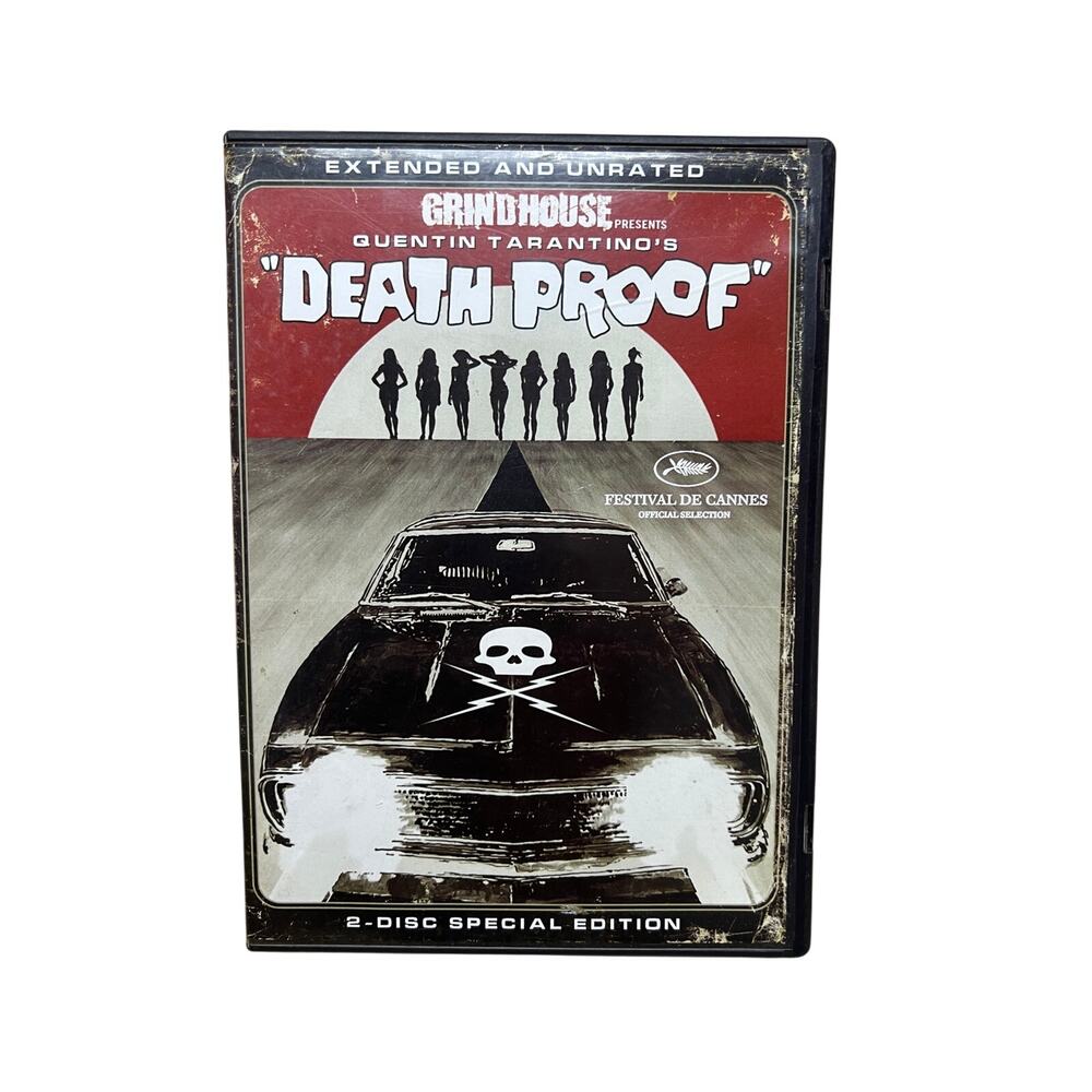 Death Proof Extended & Unrated Quentin Tarantino 2 Disc DVD Set Special Edition